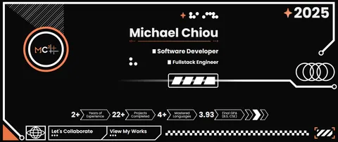 Detailed view of Personal Website 2025 project